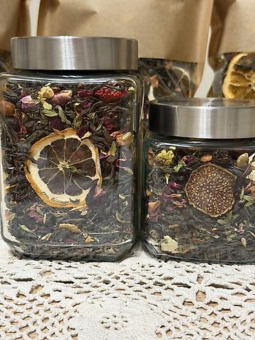 detoks tea: Meyvəli-otlu əl istehsalı çay qarışığı Tərkib: - Yaşıl çay yarpaqları — 1