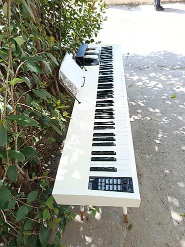 Digər auditexnika: Ağ rəngli. Elektro Pianino.Təzə. 88 klaviş tam oktava Piano — 5
