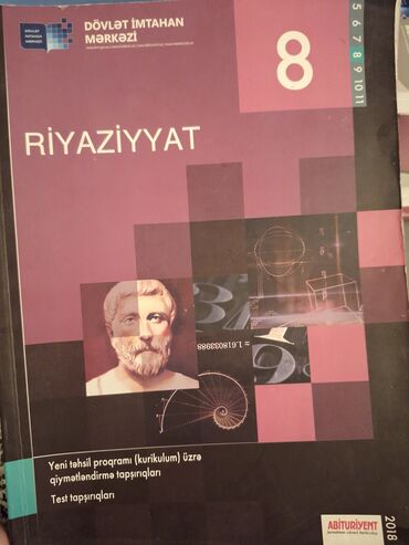 8 ci sinif biologiya kitabı: Riyaziyyat dim 8 ci sinif