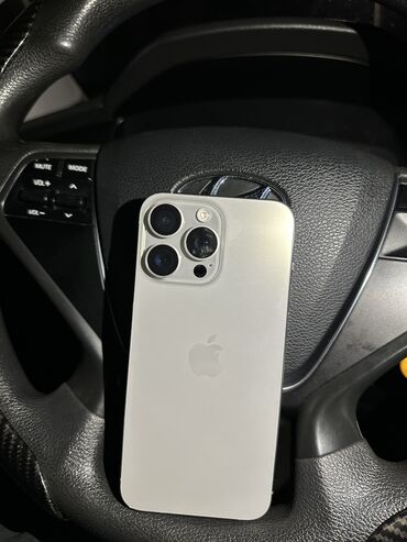 продать макбук: IPhone 15 Pro Max, Б/у, 256 ГБ, Natural Titanium, Защитное стекло, Чехол, 94 %
