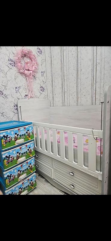 Beşiklər: Uşaq beşiyi – “Baby Mood” model - Material: ağac/mdf kombinasiya — 1