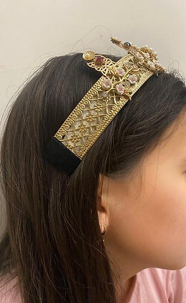 ободок мужской: Ободок в стиле D&G б/у мягкий изнутри, подойдет и для взрослой — 6