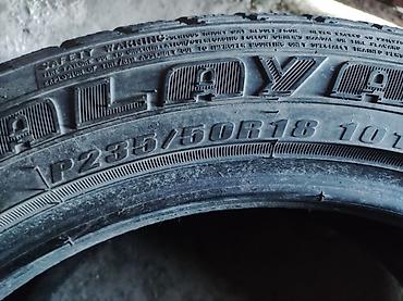 44 2: Шины 235 / 50 / R 18, Зима, Б/у, Пара, Легковые, Таиланд — 2