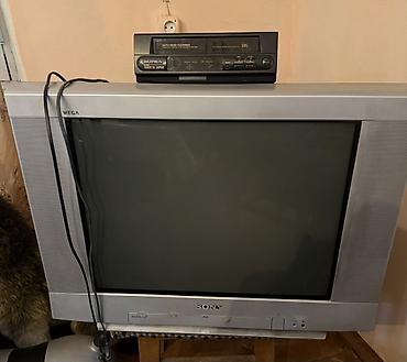 TV və video: Sony WEGA CRT televizor + SUPRA VHS video maqnitofonu - Brend: Sony — 1
