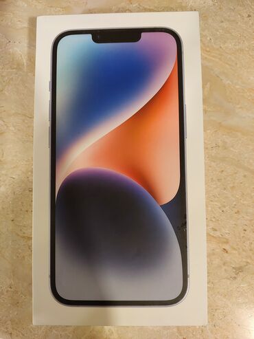 Apple iPhone: IPhone 14, 128 GB, Zəmanət, Simsiz şarj, Face ID