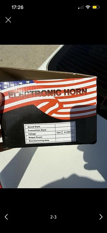 Аксессуарлар жана тюнинг: Электронный звуковой сигнал (Electronic Horn) для — 2