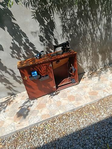 yamata tikis masini: Tikiş maşını və şkaflı masa dəsti - Klassik tip elektrik tikiş — 1