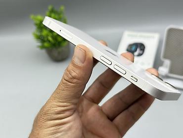 Уюлдук телефондор жана аксессуарлар: IPhone 12 mini, Колдонулган, 64 ГБ, Ак, 79 % — 3