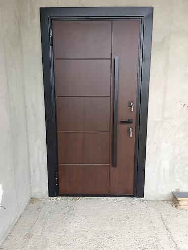 çöl qapısı: Müasir giriş qapısı – minimalistik dizayn - Material: möhkəm metal — 1
