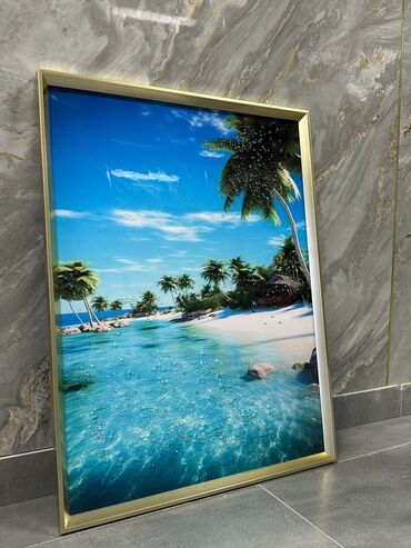 Şəkillər, tablolar: Üzəri epoksid boya ilə örtülmüş, canlı və parlaq görünüşə sahib olan — 11