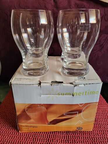 Čaše: Case vintaz,nove kristalne Stolzle O. nemacke. Univerzalne case,za — 3