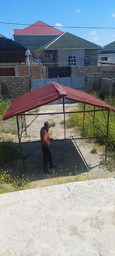 borular: Metall konstruksiyalı açıq hava kölgəlik/pavilyon - Material: möhkəm — 3