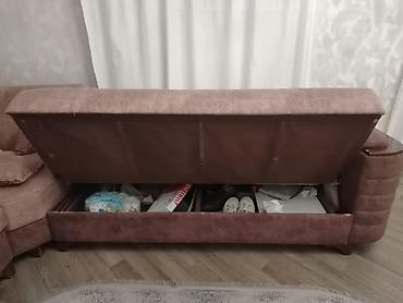 duz divan: Künc divan, İşlənmiş, Bazalı, Parça, Çatdırılma yoxdur — 5
