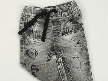spodnie na komunię dla chłopca: Spodnie jeansowe, Next, 3-6 m, stan - Dobry