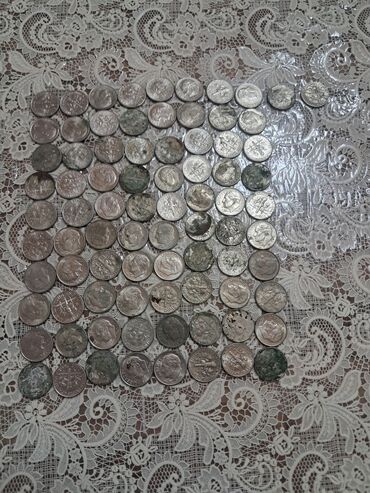 Sikkələr: ABŞ sikkələri – qarışıq lot - Növ və nominalar: quarter dollar (25¢) — 27