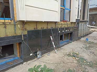 Фасадные работы: Ремонт фасада, Утепление фасада, Демонтажные работы | Балясины, Лепнина | Сухой травертин, Мрамор, Сары-Таш | Базальт Больше 6 лет опыта — 35