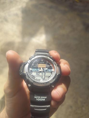 idman sort: İşlənmiş, Qol saatı, Casio, rəng - Qara — 7