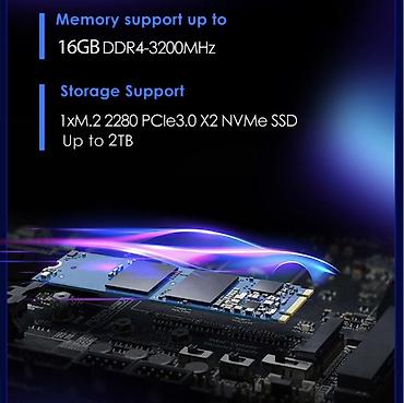 Korpuslar: Kompakt mini PC / mediabox 💻 *🖤 Şık qara korpus, ventilyasiya — 10