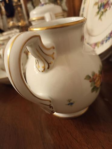 Çay dəstləri və servizlər: Çay dəsti, rəng - Ağ, Farfor, 6 nəfərlik, Almaniya — 6