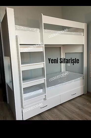 meheccer: Oğlan və qız üçün, Yeni, Çarpayı, Matras ilə, Siyirməli, Laminat — 5