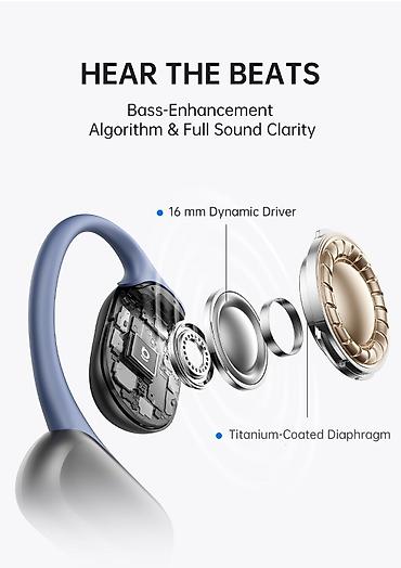 səs gücləndirən: Yeni Simsiz (Bluetooth) Qulaqcıqlar, Baseus, rəng - Ağ — 7