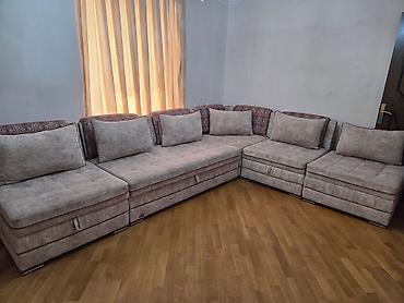 transformer divan: Künc divan, İşlənmiş, Bazalı, Parça — 1