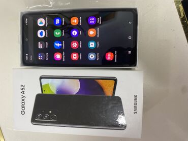 samsung i620: Samsung Galaxy A52, 128 GB, rəng - Göy, Zəmanət, Sensor, Barmaq izi