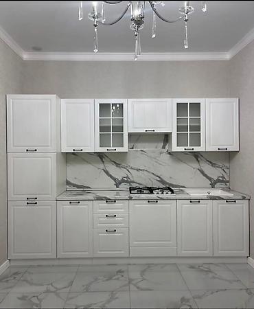 xususi hazırlanmış mebel: Sifarişlə mətbəx dəsti, Özü çəkən petlələr, Mat laminat, Kredit yoxdur, Ödənişli çatdırılma — 3