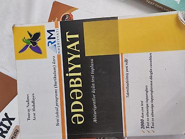 Məhsul: Ədəbiyyat test topluları (2 kitab) 1) RM Nəşriyyatı –