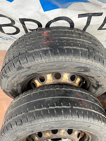 Колеса в сборе: Колеса в сборе 225 / 70 / R 15, Зима, Б/у, Комплект, Легкий коммерческий транспорт (C/LT), Железные, отверстий - 5 — 13