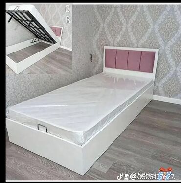 Çarpayılar: Yeni, Təknəfərlik çarpayı, Bazalı, Matras ilə, Azərbaycan — 3