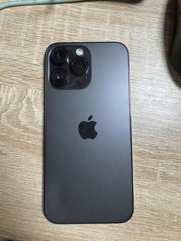 Apple iPhone: IPhone 14 Pro Max, Б/у, 256 ГБ, Черный, Защитное стекло, Чехол, Кабель, В рассрочку, 96 %