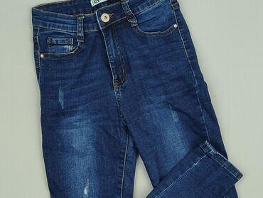 spodnie woskowane białe: Jeans for women, size XS (EU 34)