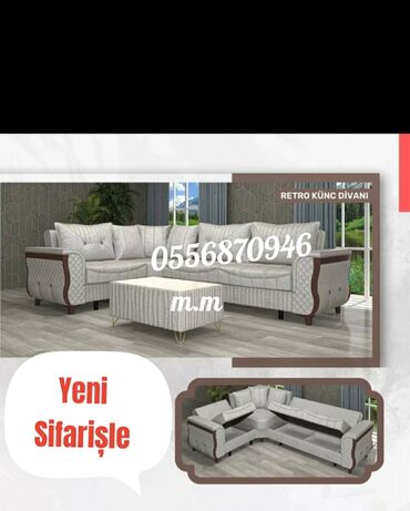 Divanlar: Künc divan, Yeni, Açılan, Bazalı, Parça, Şəhərdaxili pulsuz çatdırılma — 13