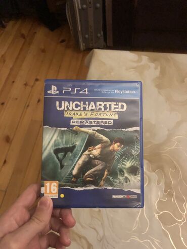 Oyun diskləri və kartricləri: UNCHARTED4 ps4 oyunu işləyir tək Oyunculudur