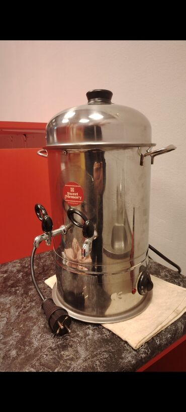 Çəngəllər: İşlənmiş Elektrik Samovar, 5 l, Ödənişli çatdırılma