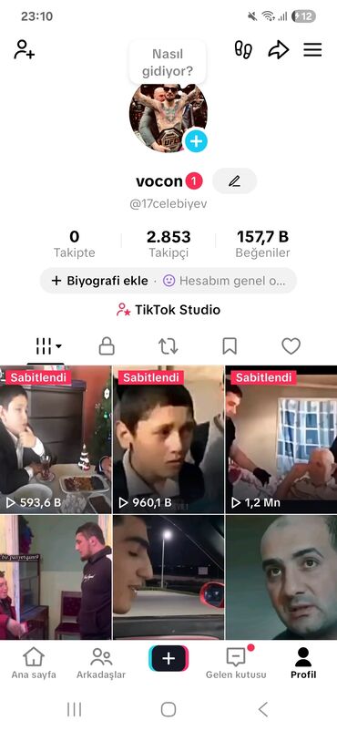 qulaqciq blutuz: 2853 Takipçi tiktok səyfəsi satılır Azərbaycan kəşfeti Problemsiz