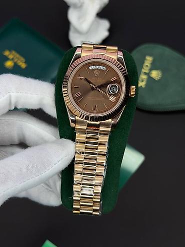 gun eynəyi: Rolex Day-Date tərzində lüks qol saatı - Korpus və qolbaq: iki rəngli — 9
