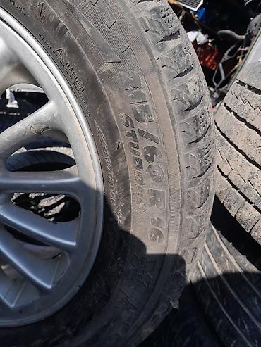 60: Литой диск Nissan с зимней шипованной шиной Michelin. Характеристики — 2