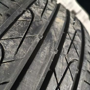 мокрый: Шины 215 / 55 / R 16, Лето, Б/у, 1 шт, Легковые, Корея, Hankook — 1