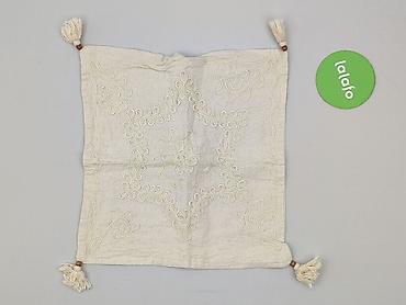 styl gotycki: Poszewka dekoracyjna na poduszkę – boho/etno - Kolor: naturalny/ecru — 2