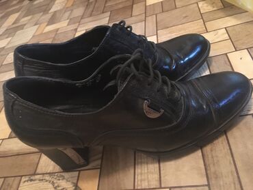 обувь мужская зимняя: Туфли BALDININI, 39, цвет - Черный