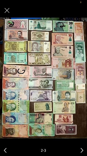 20 dollar: Beynəlxalq kağız pul kolleksiyası – müxtəlif ölkə və dövrlərə aid — 2