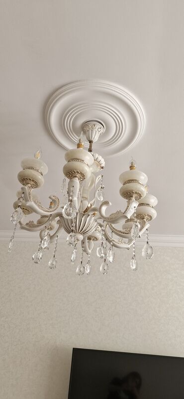 кварцевая лампа купить в бишкеке: Çılçıraq, 8 lampa, Keramika lalafo.az -da кварцевая лампа купить в бишкеке: Çılçıraq, 8 lampa, Keramika