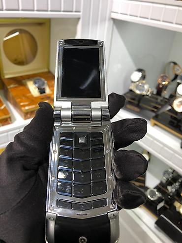 butun telefonlar: Vertu Ayxta Ceramika Silver Telefon ideal veziyyetdedi temirde — 4