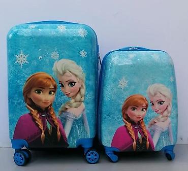 Rančevi, torbe i koferi: Dečiji set kofera – Frozen “Sisters Forever” (2 kom) - Dizajn: motiv — 1