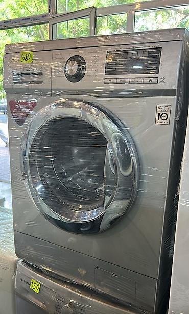 telefon iphone 6: LG paltaryuyan maşın – ön yükləməli, gümüşü rəng. - Inverter Direct — 1