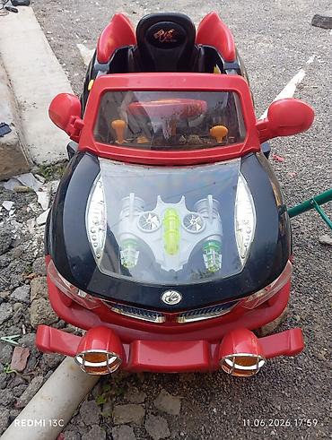 park masini: Uşaq elektrik maşını – “Scorpion” modeli - Rəng: qara/qırmızı — 2