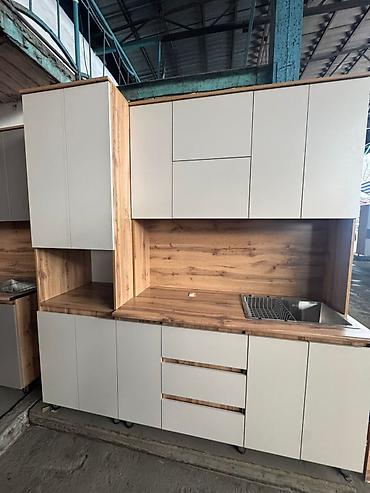 silver kitchen: Кухонный гарнитур современного дизайна - Прямой модульный комплект с — 2