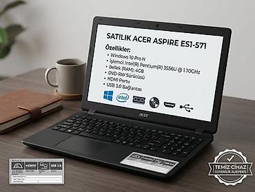 6 a: Acer Aspire ES1-571 noutbuku Xüsusiyyətlər: - Prosessor: Intel — 1
